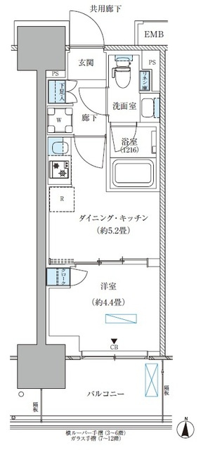 パークアクシス西大島コンフォートスクエアの間取り