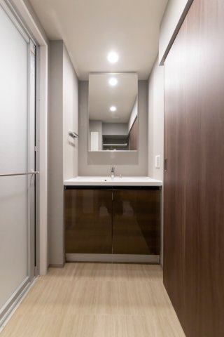 プラウドフラット文京千駄木の独立洗面台