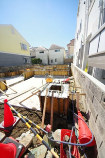 【外観】 | 【仲介手数料無料！！】日野市日野本町4丁目　新築戸建て（全2棟）No1　5180万円 | 令和８年3月１５日撮影　建築中