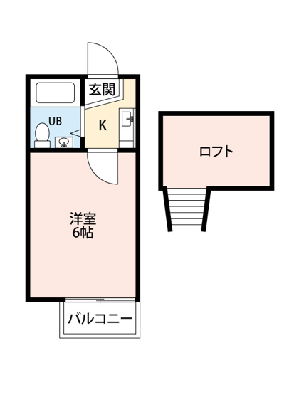 【間取り】 | 城前ハイツＢ棟