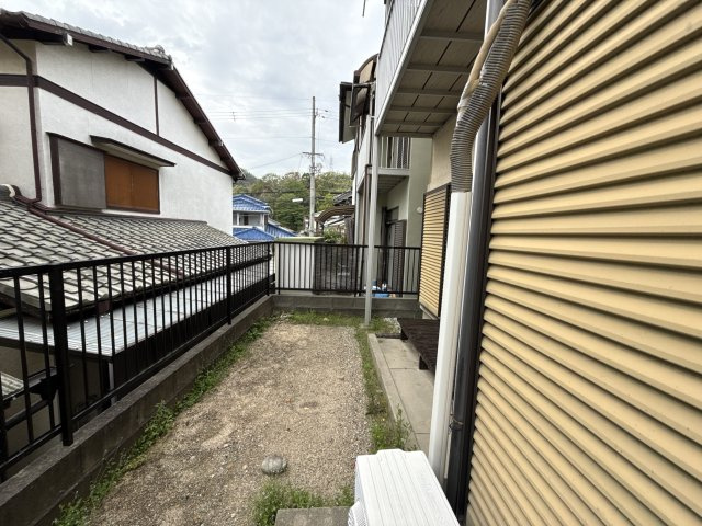 香寺町戸建てのバルコニー