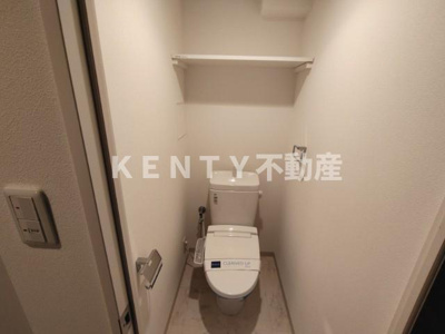 【トイレ】 | レジディア南品川 | 落ち着いた色調のトイレです