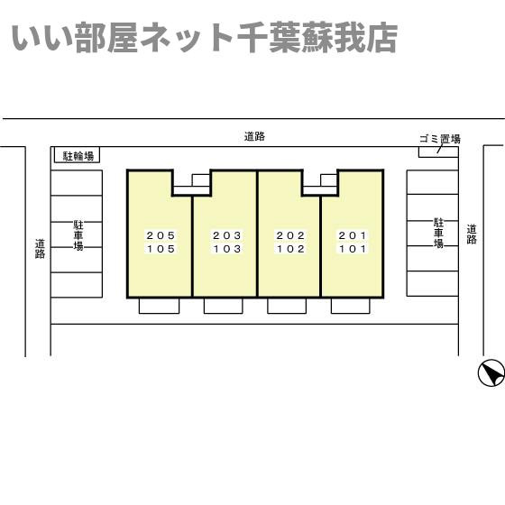 オーシャンサイド　Ⅰの区画図