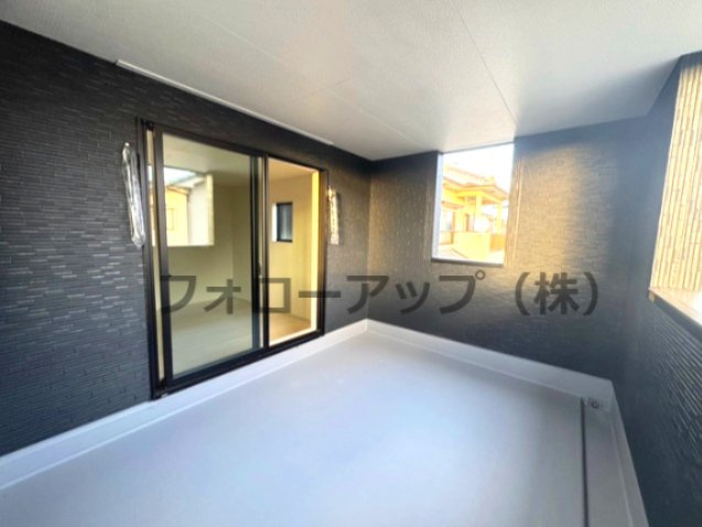 リーブルガーデン姫路市勝原区山戸3期のバルコニー|広々としたバルコニーです