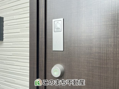 【防犯設備】 | CRADLEGARDEN筑西市二木成第2　 | 防犯性の高い電子キーです。
