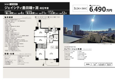 【その他】 | ジェイシティ墨田鐘ヶ淵　仲介手数料無料＋40万円現金プレゼント中