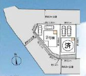 【仲介手数料０円】藤沢市片瀬山1丁目　新築一戸建て　全2棟の区画図|藤沢市片瀬山1丁目　新築一戸建て　全2棟