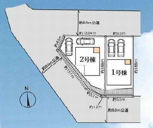 【外観】 | 【仲介手数料０円】藤沢市片瀬山1丁目　新築一戸建て　全2棟 | 2号棟　藤沢市片瀬山1丁目　新築一戸建て　全2棟