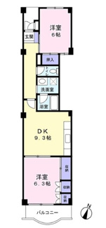 【間取り】 | メゾンドブラン浦和辻