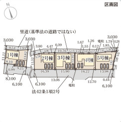 リーブルガーデン広陵町大野6期の区画図