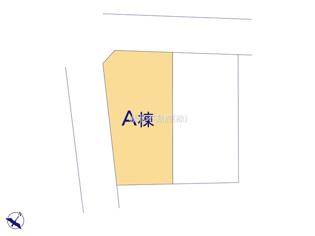 杉並区荻窪2丁目　全2棟A号棟の区画図