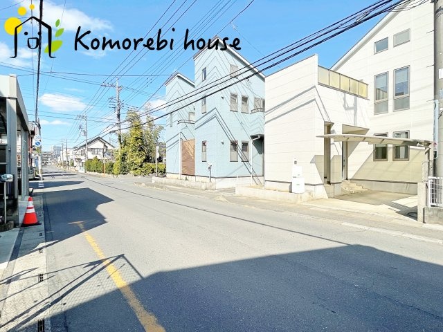 さいたま市北区別所町　中古戸建の前面道路含む現地写真|前面道路含む現地写真です