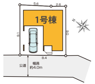 葛飾区四つ木３丁目の新築戸建の区画図|～区画図～