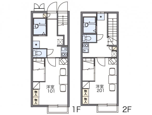 レオパレスSAKURAの間取り|画像2
