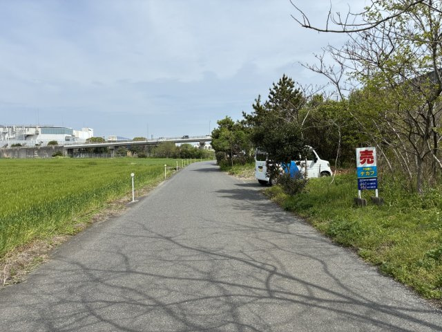 熊本市南区川尻２丁目の売地の周辺|前面道路