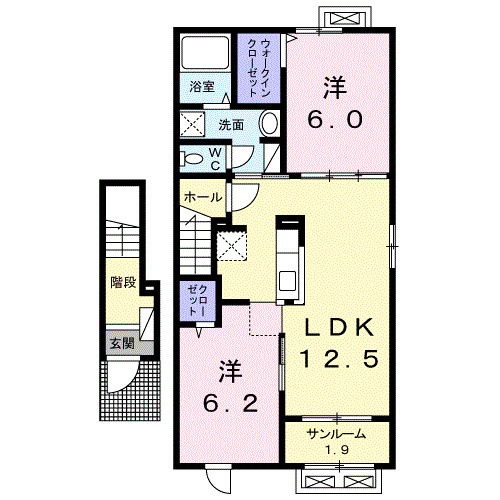 リバーサイドⅡの間取り