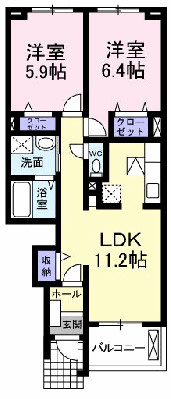 レジデンス丸一の間取り
