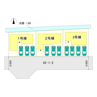 【区画図】 | 姫路市勝原区山戸4期/全3棟