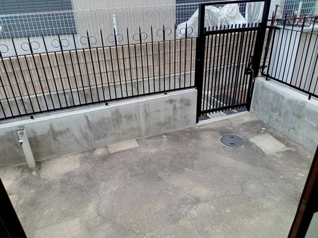堺市東区日置荘西町5丁　中古戸建の庭