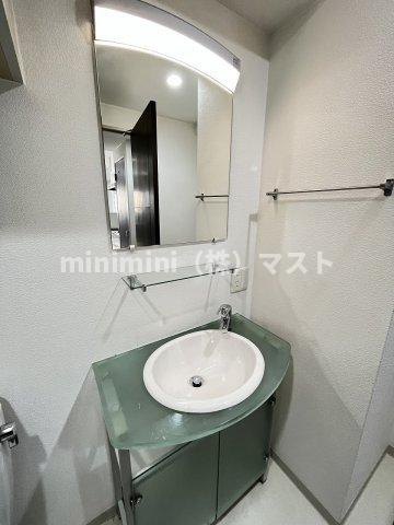 インボイス難波南レジデンスの洗面所