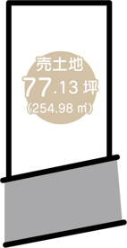 奥海印寺太鼓山　建築条件無し土地の画像