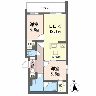 【間取り】 | シャーメゾン東雲