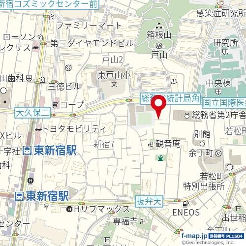 新宿7丁目戸建の地図