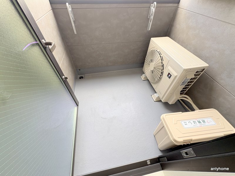 ハーモニーテラス港晴　仲介手数料無料のバルコニー