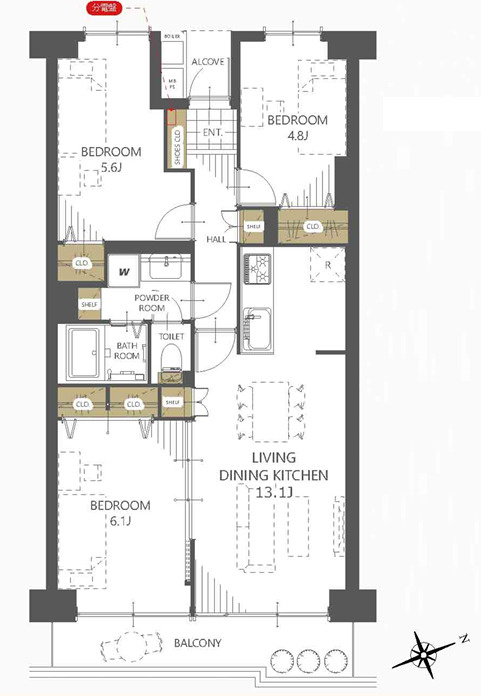 藤沢スカイハイツ２号棟