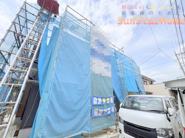【サンスターホーム】青梅市長淵4丁目　太陽光発電付き新築戸建の外観