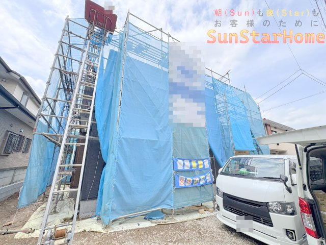 【サンスターホーム】青梅市長淵4丁目　太陽光発電付き新築戸建の外観