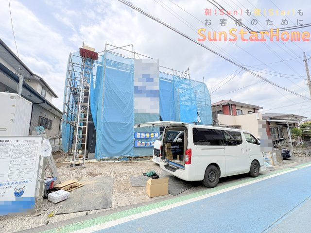 【サンスターホーム】青梅市長淵4丁目　太陽光発電付き新築戸建の外観
