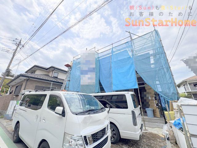 【サンスターホーム】青梅市長淵4丁目　太陽光発電付き新築戸建の外観