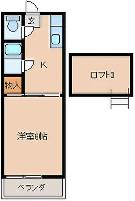 メゾンとびかたの間取り