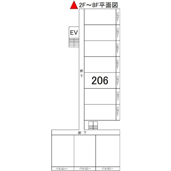シャリエ長岡京の区画図