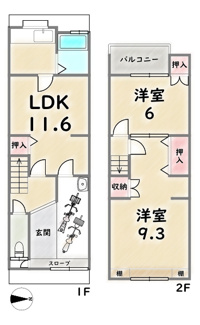 【間取り】 | 右京区太秦小手角町