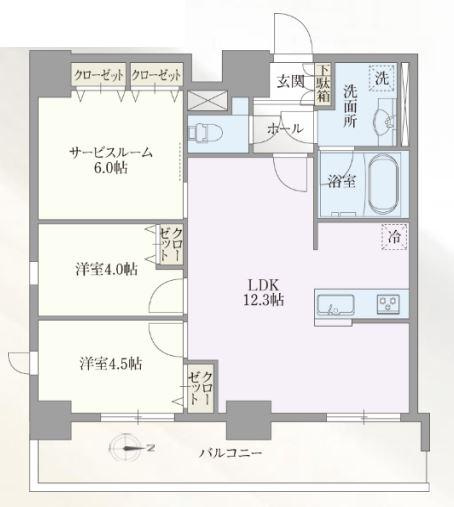 LIGTH TERRACE浅草の間取り