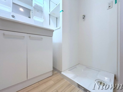 【洗面所】 | サンフィールド | 忙しい朝には欠かせない洗面所です