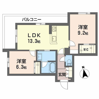 【間取り】 | シャーメゾン東雲