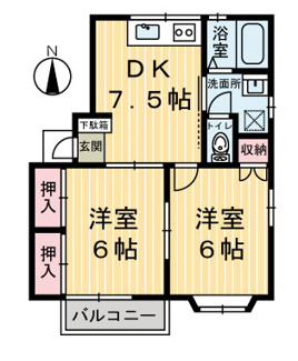 【間取り】 | パークサイドヴィラA