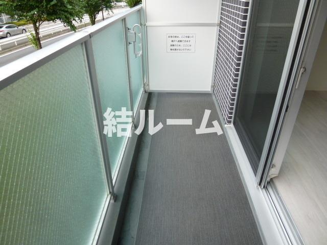 練馬区中村北１丁目の賃貸マンションのバルコニー