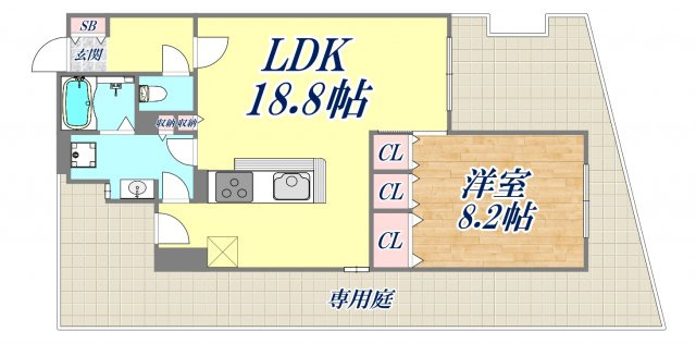 コム・クレール西宮北口の間取り
