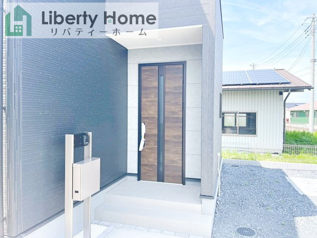 ひたちなか市阿字ヶ浦町第4　新築戸建　1号棟のエントランス