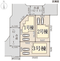リーブルガーデン舞鶴市七日市2期の区画図
