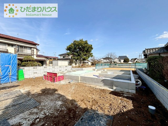 【外観】 | 土浦市北荒川沖町6期　新築戸建 | 商業施設まで徒歩圏内♪（3/15撮影）