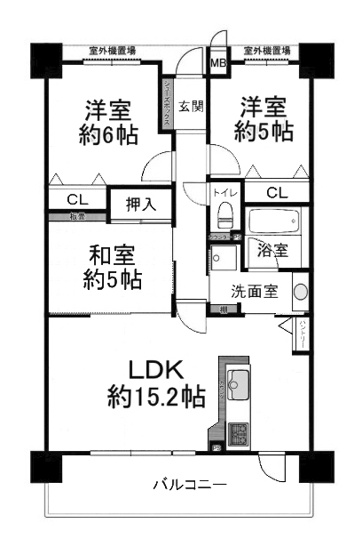 【間取り】 | パデシオン六地蔵ザ・タワーレジデンス | 専有面積71.20㎡