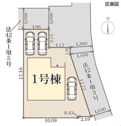 リーブルガーデン奈良市神殿町第13期の区画図