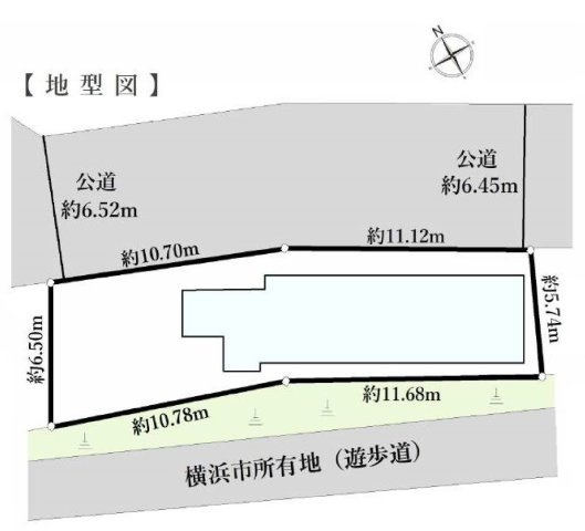 【横浜市旭区白根5丁目48-5新築戸建て】★仲介手数料無料★（白根小学校・鶴ヶ峯中学校）の区画図
