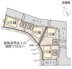 リーブルガーデン洲本市上物部3期の区画図