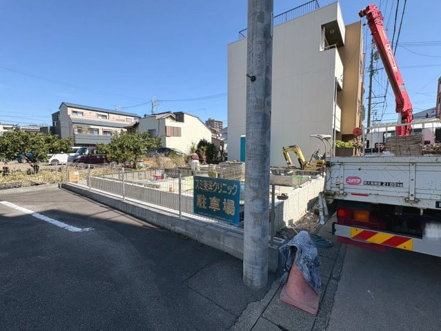 新築戸建　岐阜市高森町　全1区画分譲の外観|「現地（2026年3月16日）撮影」　
■全体写真　
■ヤマダ不動産　株式会社リライフ　